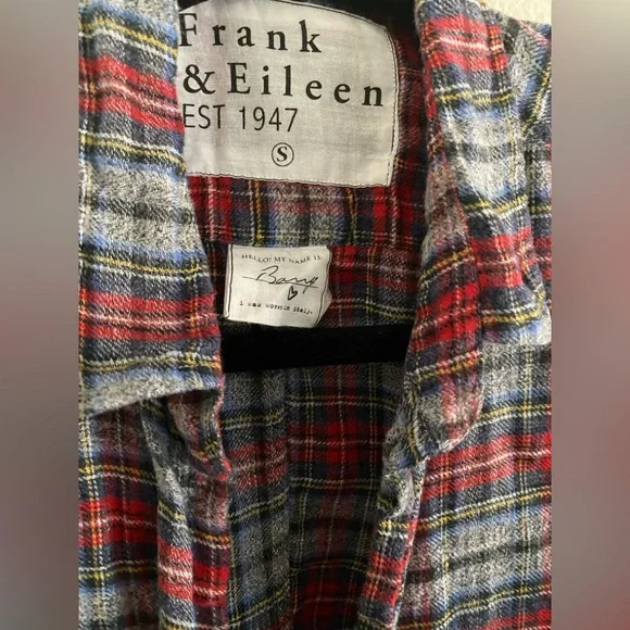 Frank And Eileen Shirt Women’s Barry Plaid Button Up Long Sleeve - Picture 2 of 4